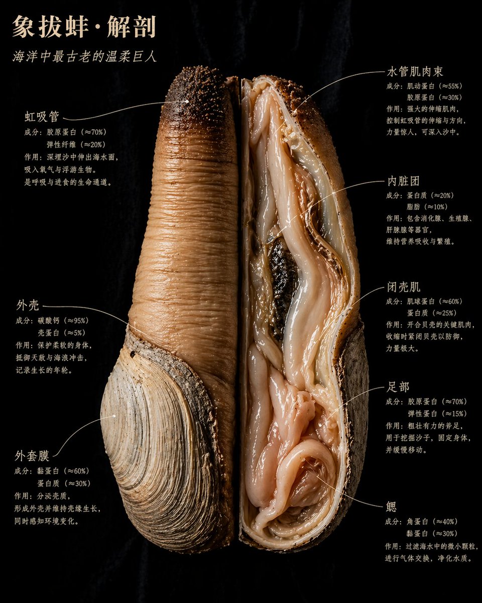 Naturalist-Style Food Specimen Cross-Section